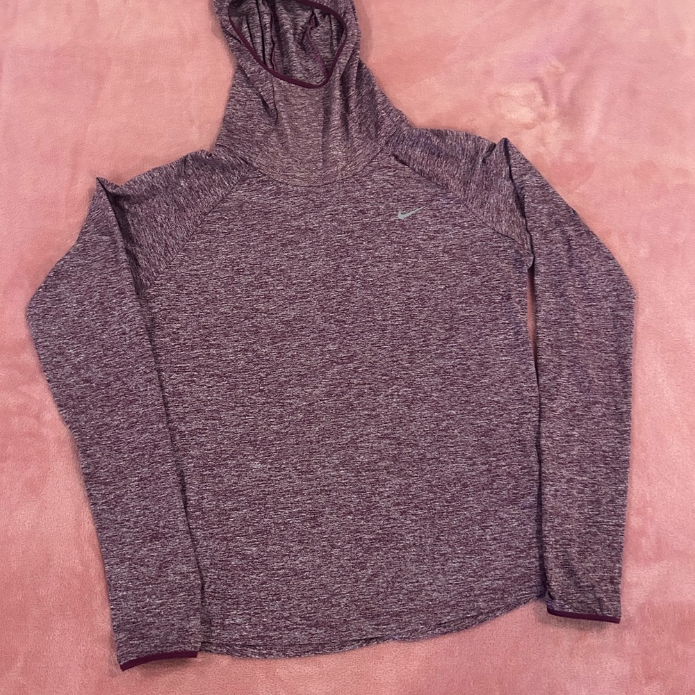 Nike Running Purple Long Sleeve Hoodie
